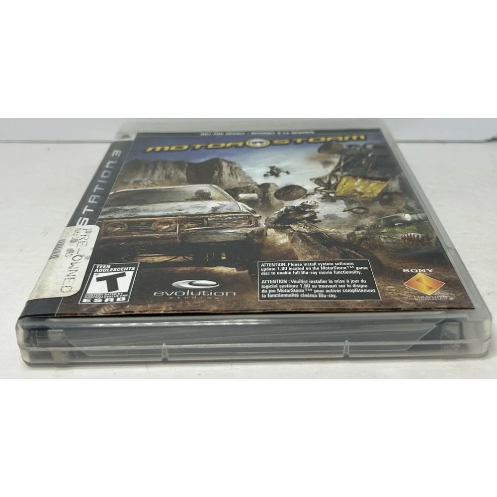 Motorstorm Sony PlayStation 3 PS3 2007 Complete with Manual‎ CIB Untested